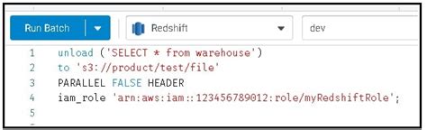 redshift unload to s3|UNLOAD Redshift Table to S3 and Local .